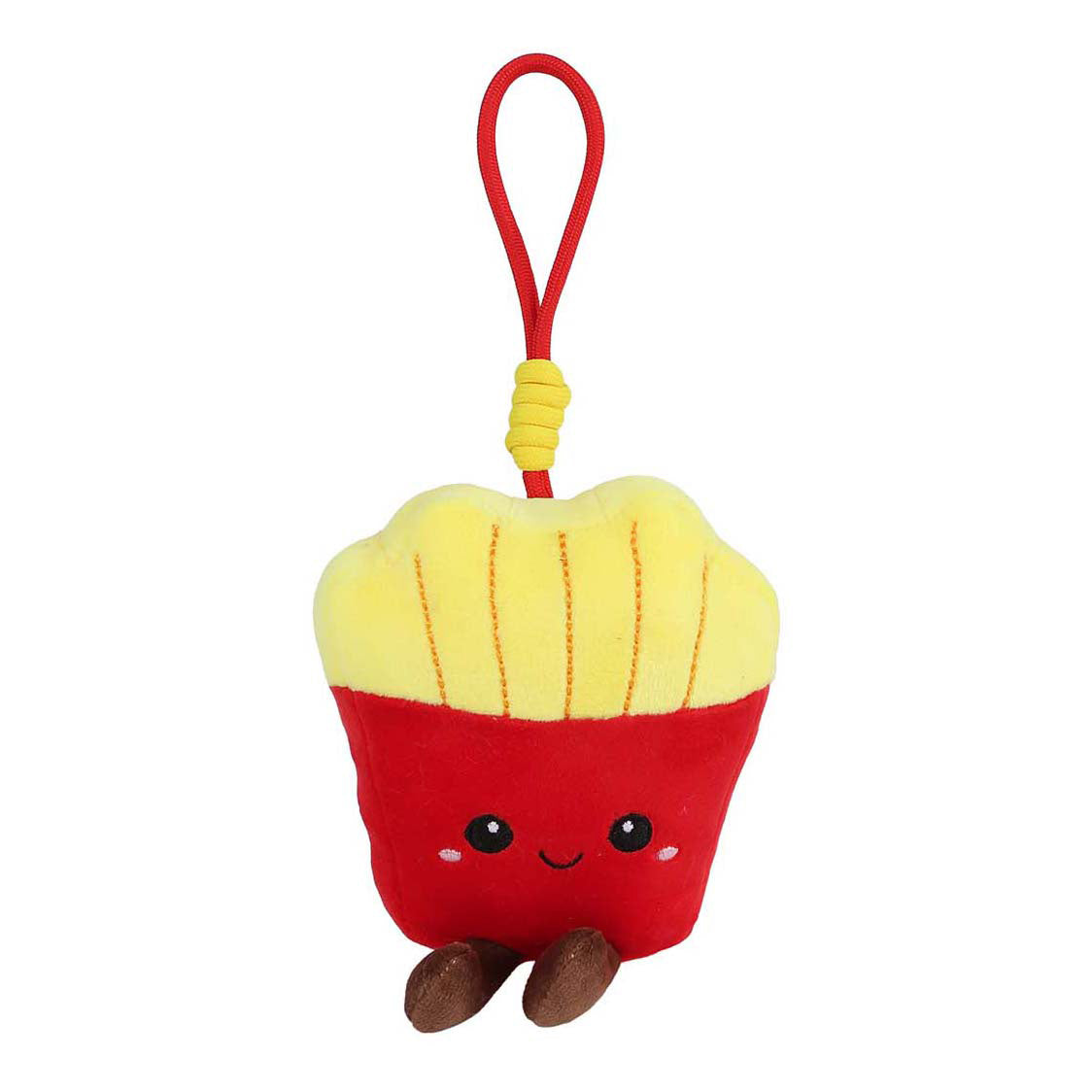 - Fluffy Menu Fastfood Sleutelhanger Pluche - 9-12cm