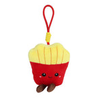 - Fluffy Menu Fastfood Sleutelhanger Pluche - 9-12cm
