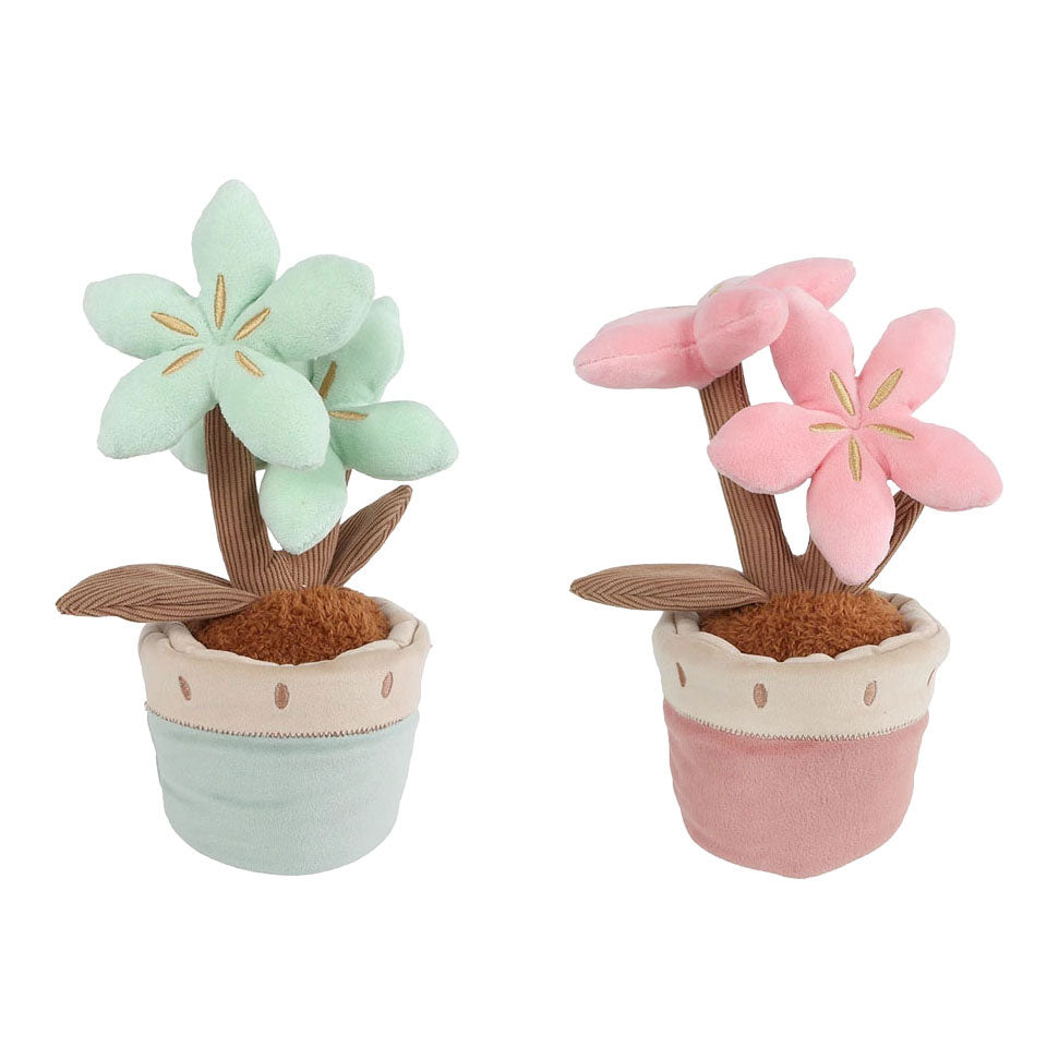 Take Me Home - Take Me Home plant pluche met 2 bloemen l - 24cm