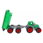 2-play - 2-play tractor met aanhanger groen - 52cm