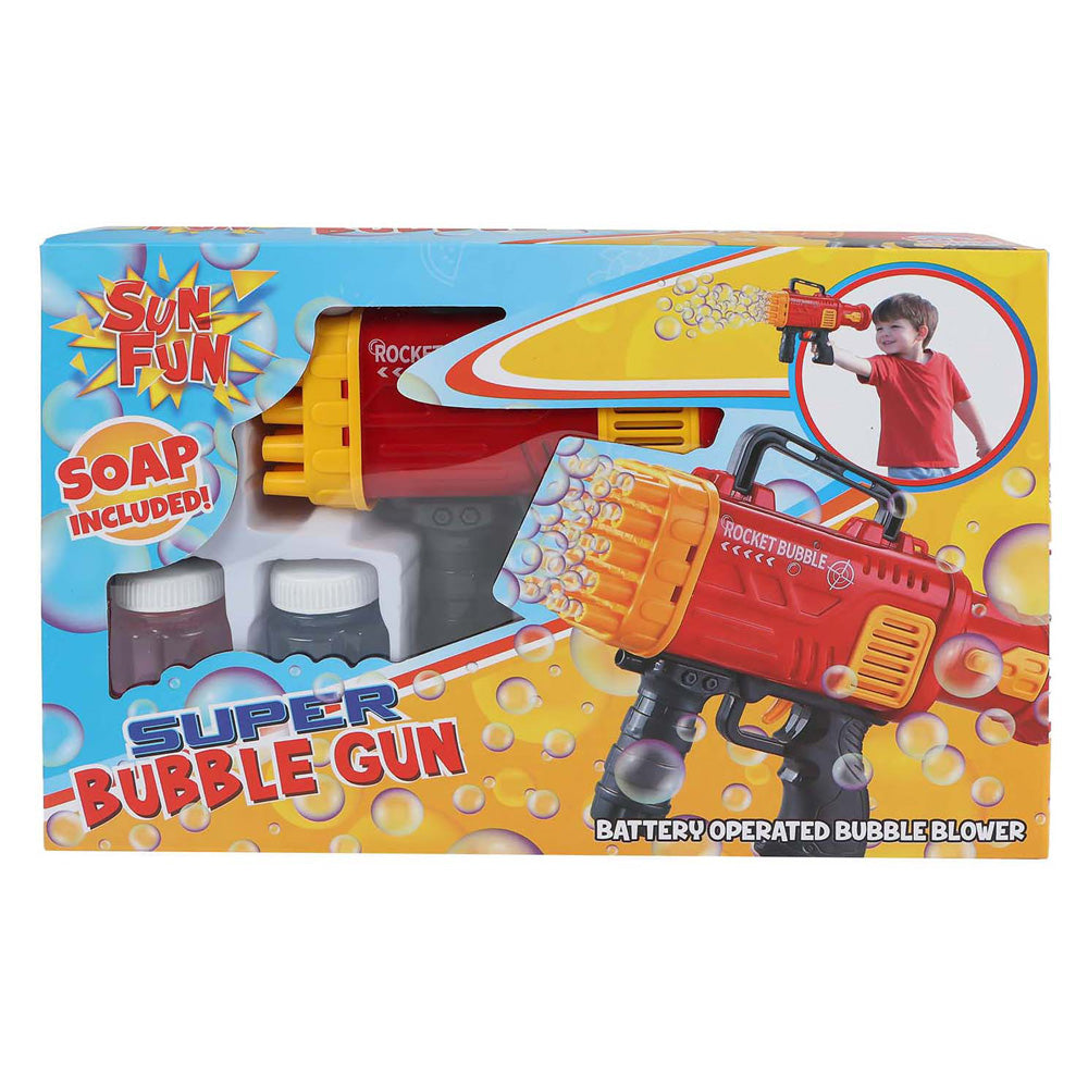 Sun Fun - Sun Fun super bellenblaaspistool met 2 potjes van 50ml