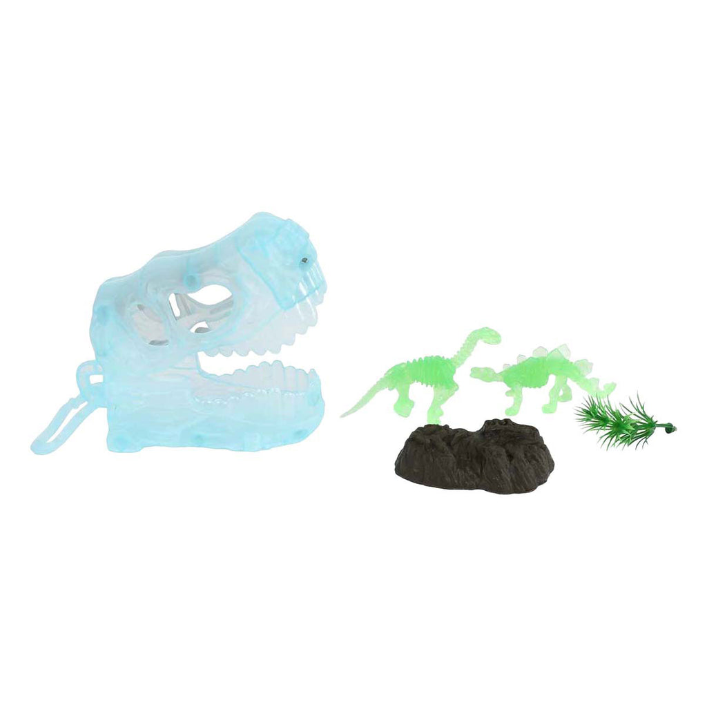 - DinoWorld 3D dinosaurus gitd met sleutelhanger met 2 dino's