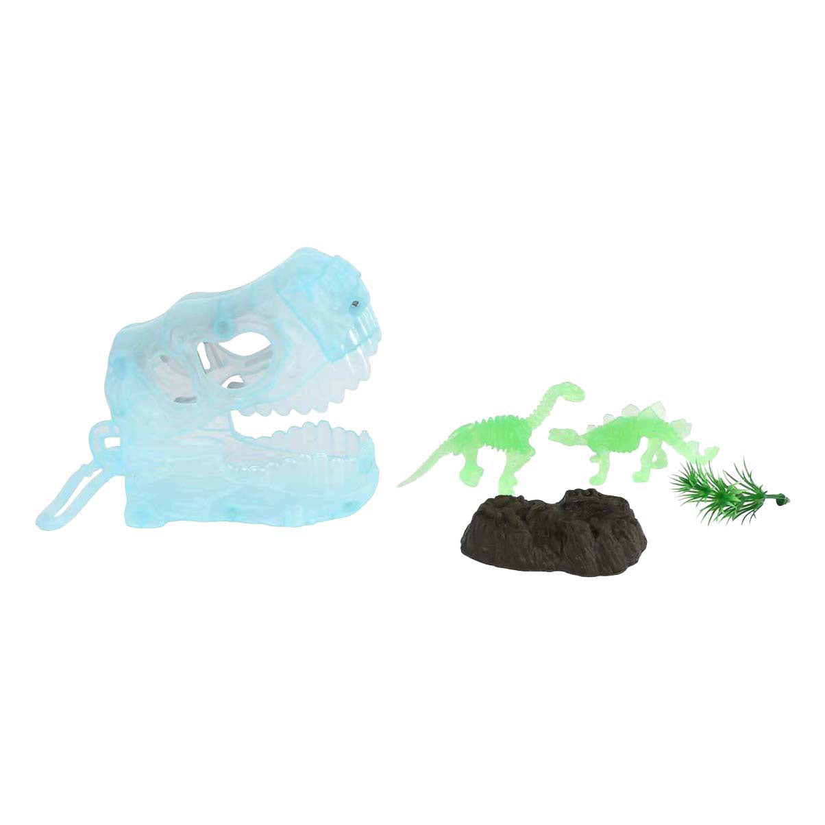 - DinoWorld 3D dinosaurus gitd met sleutelhanger met 2 dino's
