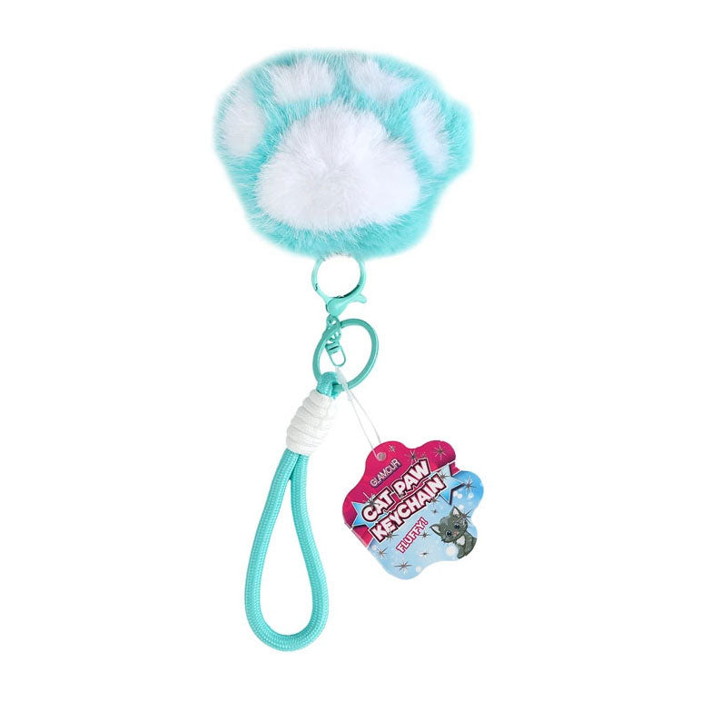 - Glamour Fluffy Sleutelhanger Kattenpootje