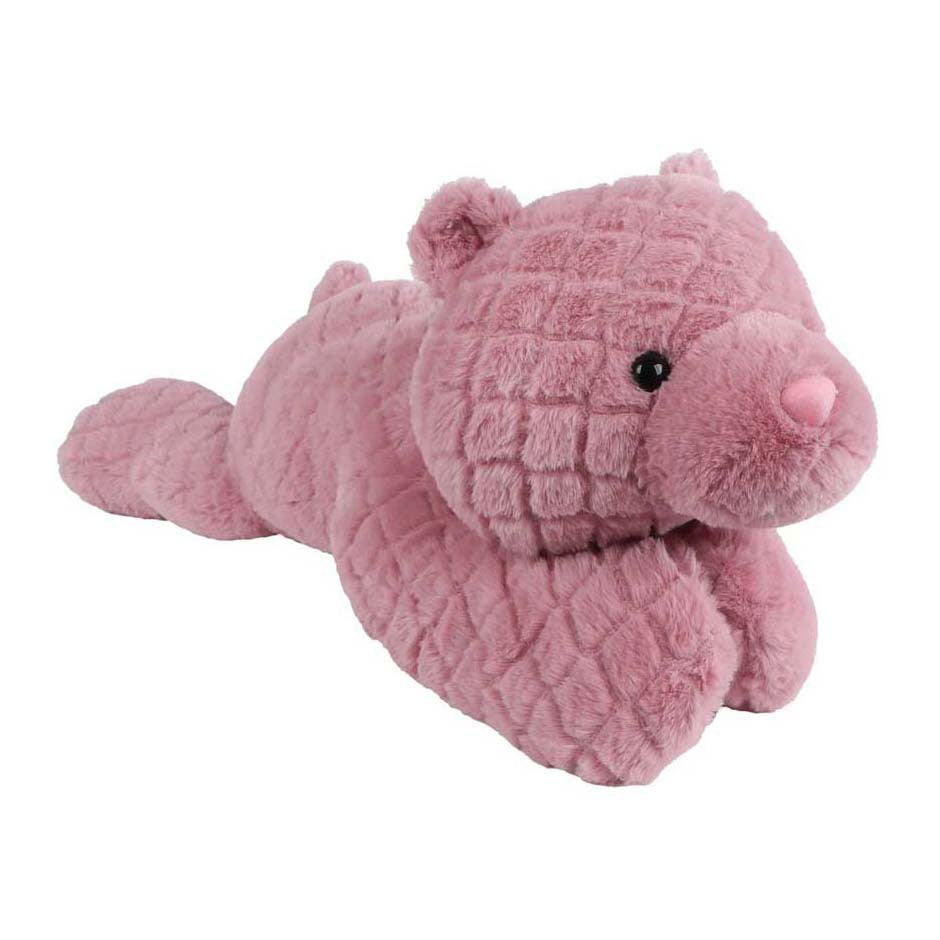 Mini club pluche beer liggend roze - 70cm