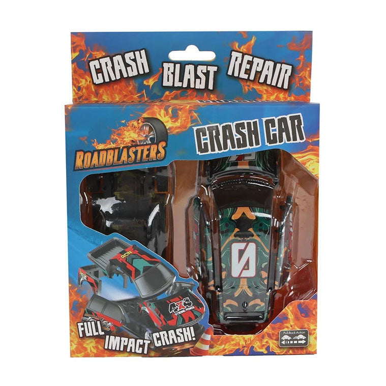 - Roadblasters Bots- en Crashauto Pull Back - 12 cm