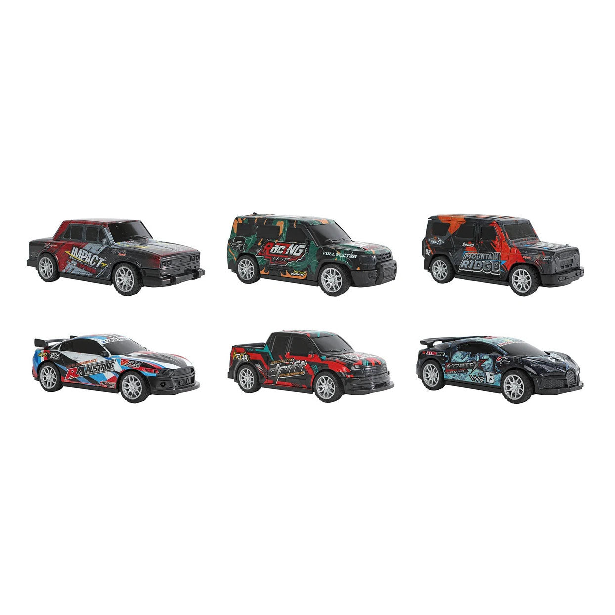 - Roadblasters Bots- en Crashauto Pull Back - 12 cm