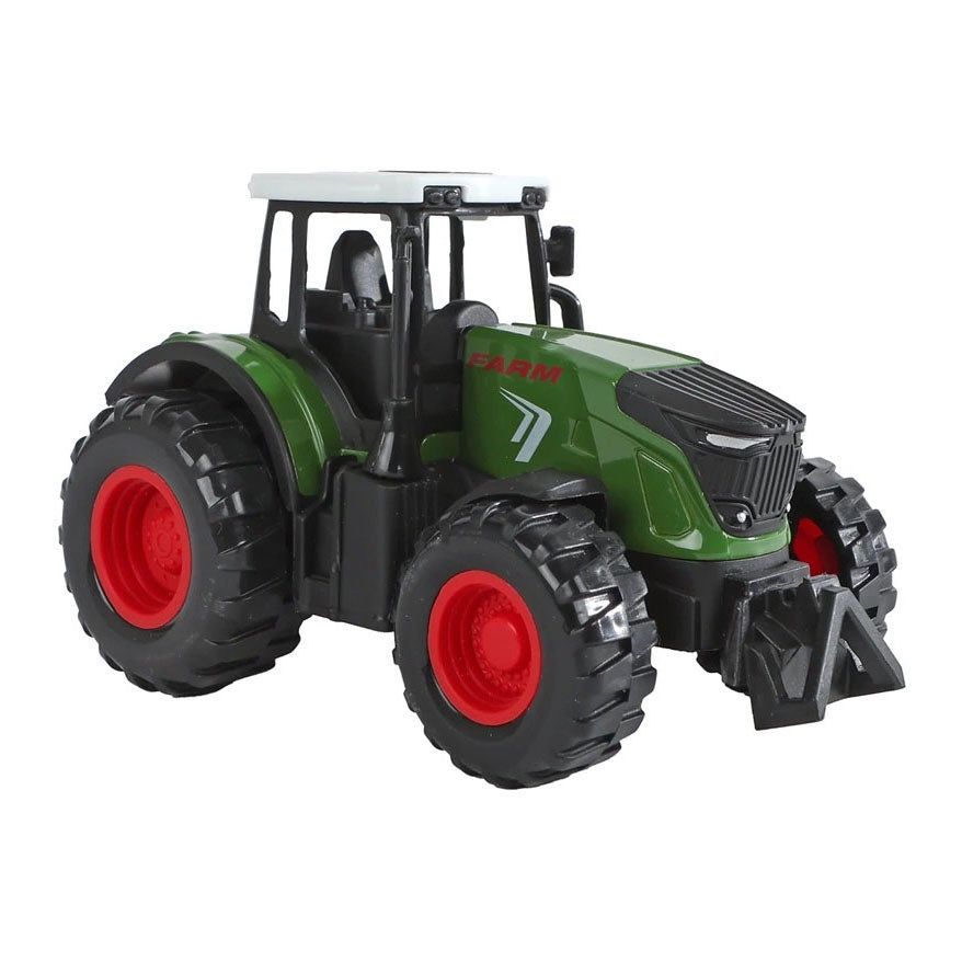 Kids Globe - metalen tractor pull back - 12 cm