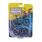 Metalen racefiets met reservewielen - 10cm
