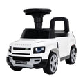 Land rover loopauto wit met geluid - 67 cm