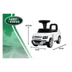 - Land Rover Loopauto Wit met Geluid - 67 cm