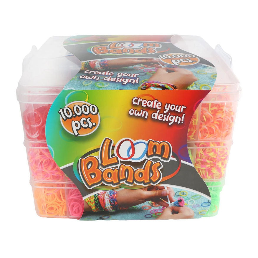 - Loom Bands Opbergbox met 3 Lagen - 10.000 Elastiekjes