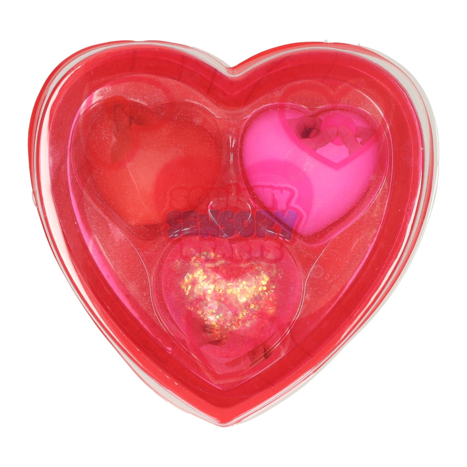 - Squishy Sensorische Hartjes 4cm - 3st.