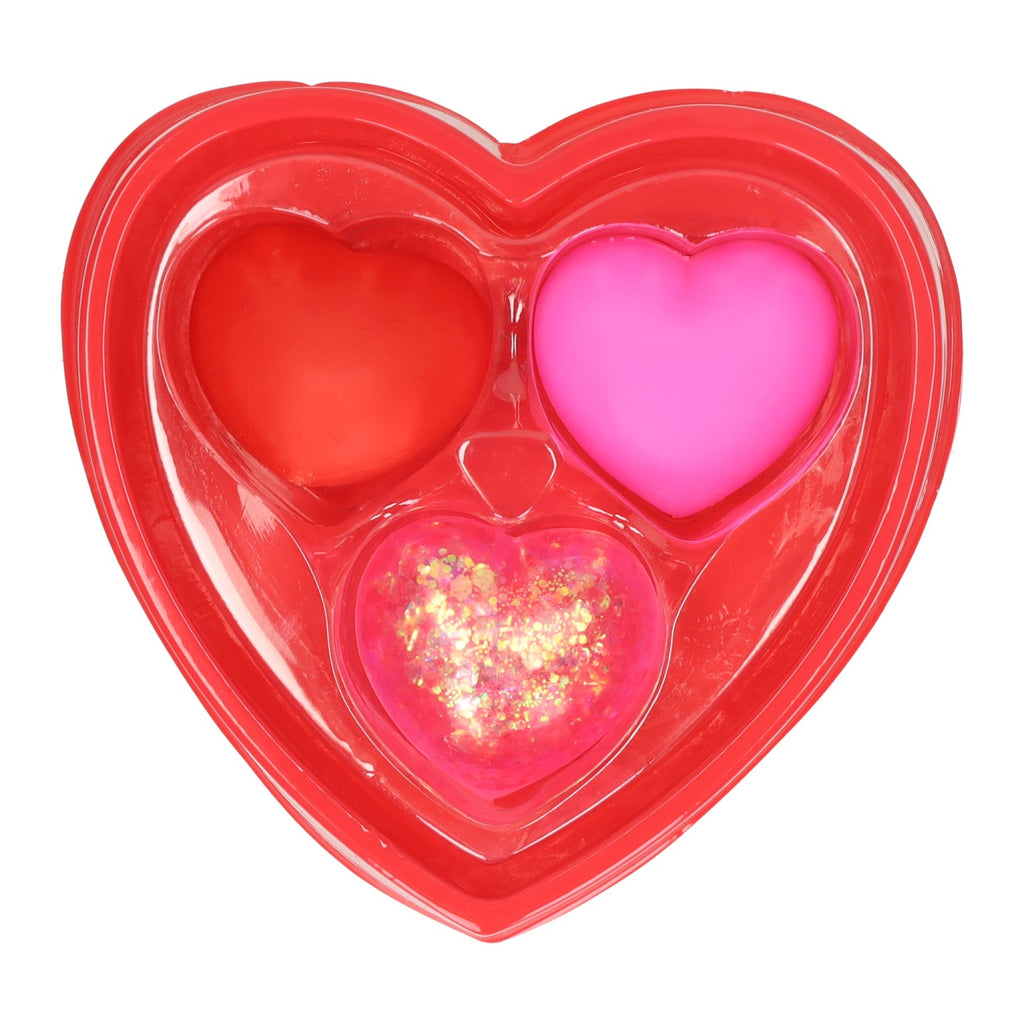 - Squishy Sensorische Hartjes 4cm - 3st.