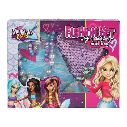 - Mermaid Stars Modeset met Sieraden en Glittertas