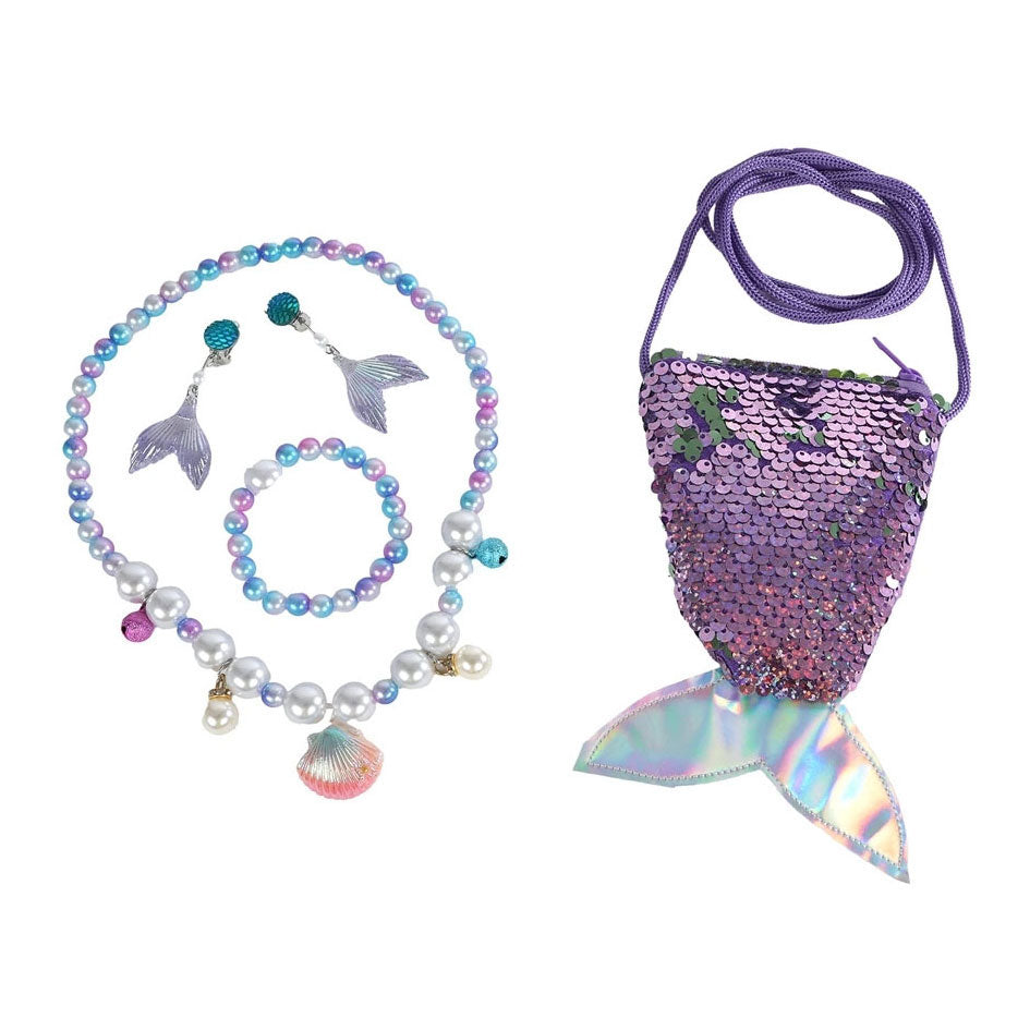 - Mermaid Stars Modeset met Sieraden en Glittertas