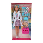 - Fashion Model Dierenarts met Puppy 29 cm