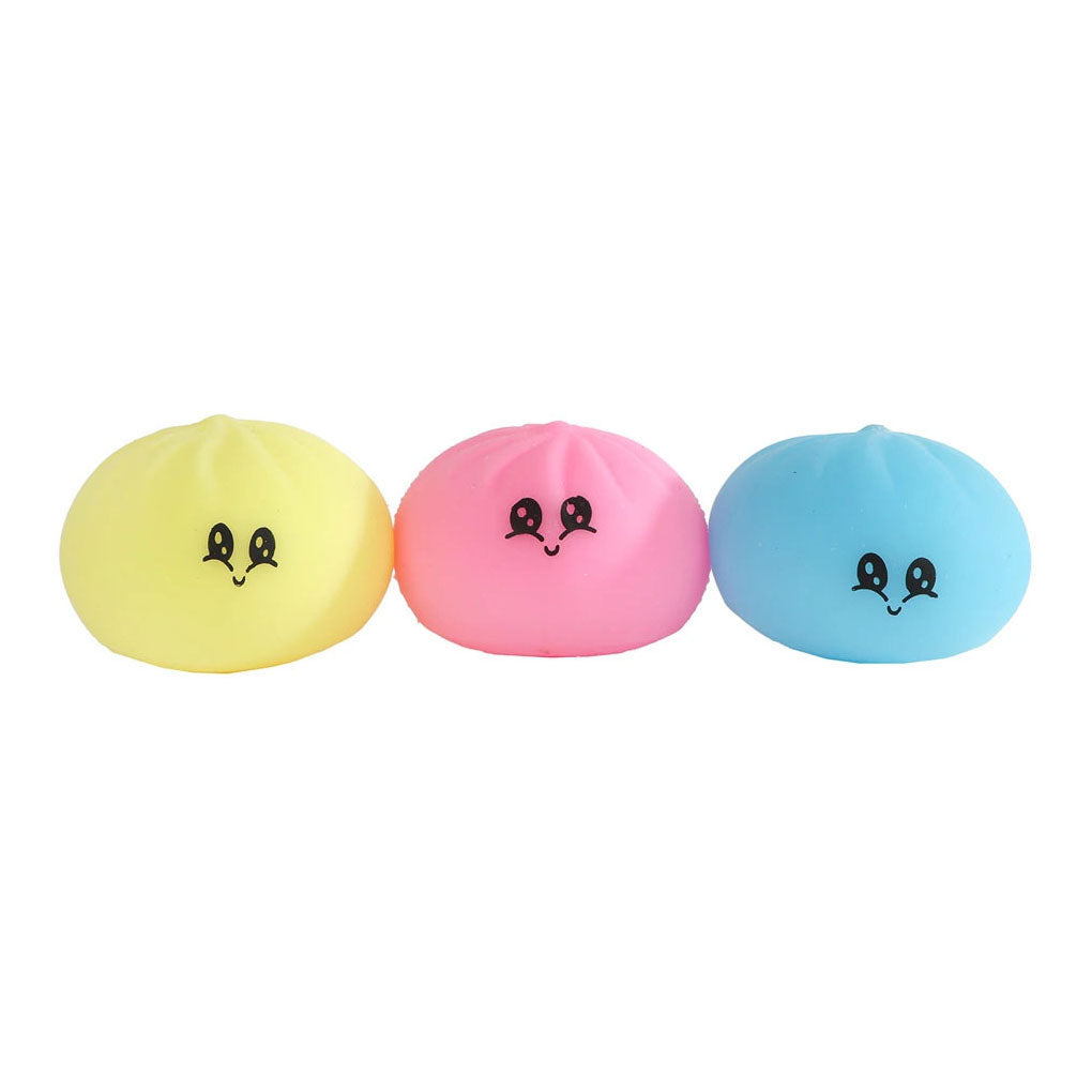 Kawaii fidget foam dumplings in stoommand 5cm - 3st.