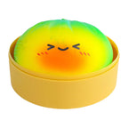Kawaii fidget foam dumpling in stoommand - 8,5cm