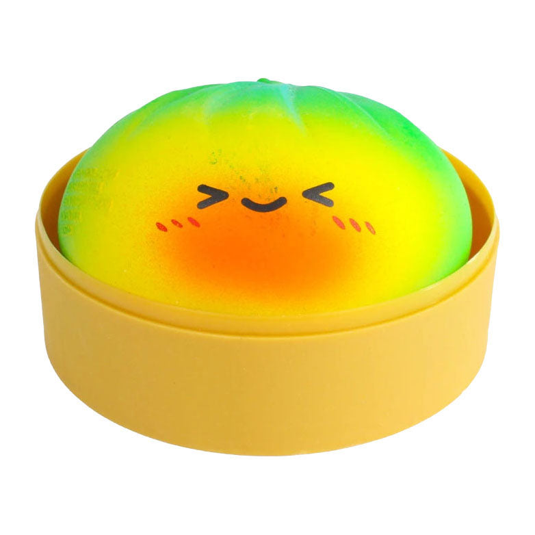 Kawaii fidget foam dumpling in stoommand - 8,5cm