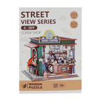 - Woodworks Houten Bouwpakket Coffee Shop met Licht - 138dlg.