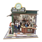 - Woodworks Houten Bouwpakket Coffee Shop met Licht - 138dlg.