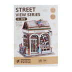 - Woodworks Houten Bouwpakket Book Store met Licht - 161dlg.