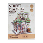 - Woodworks Houten Bouwpakket Flower Shop met Licht - 238dlg.
