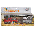 Kids Globe Die-cast Mitsubishi met Minigraver, 27cm
