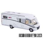 Kids globe die-cast carthago camper met licht, 16cm