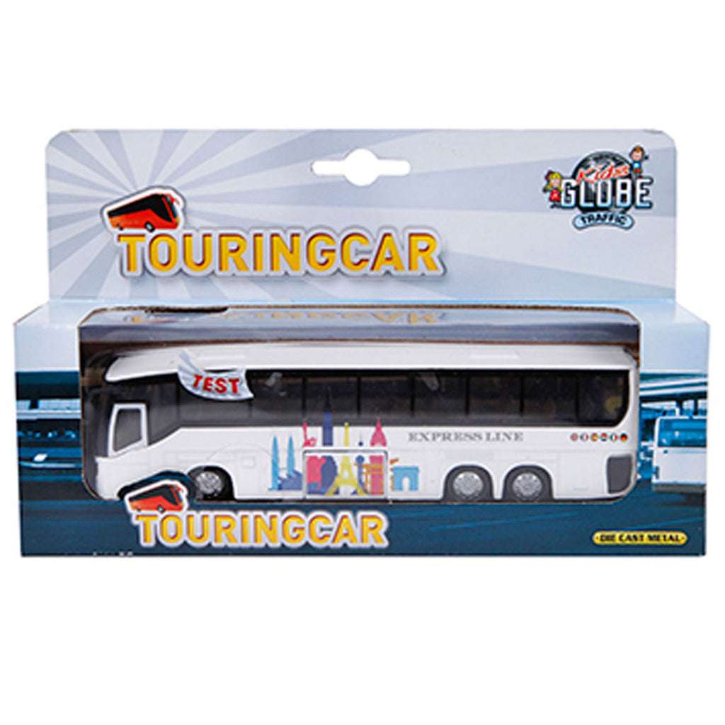 Kids globe shuttle bus licht en geluid 19cm