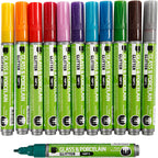Creativ Company - Creativ Company Https://www.cchobby.nl/glas-porseleinstiften-glitter-lijndikte-2-4-mm-semi-dekkend-diverse-kleuren-12-stuk-1-doos