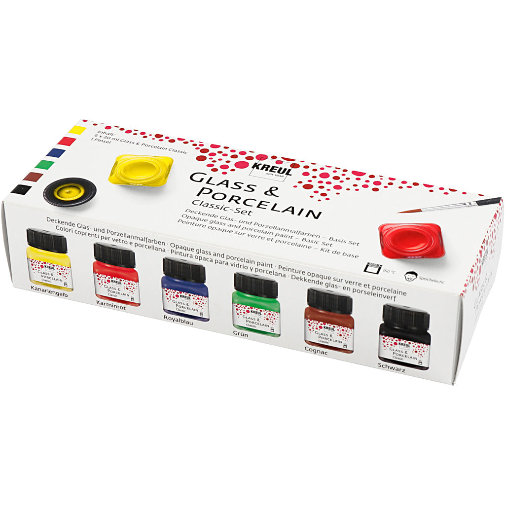 Creativ Company - Creativ Company Https://www.cchobby.nl/glas-en-porseleinverf-diverse-kleuren-6x20-ml-1-doos