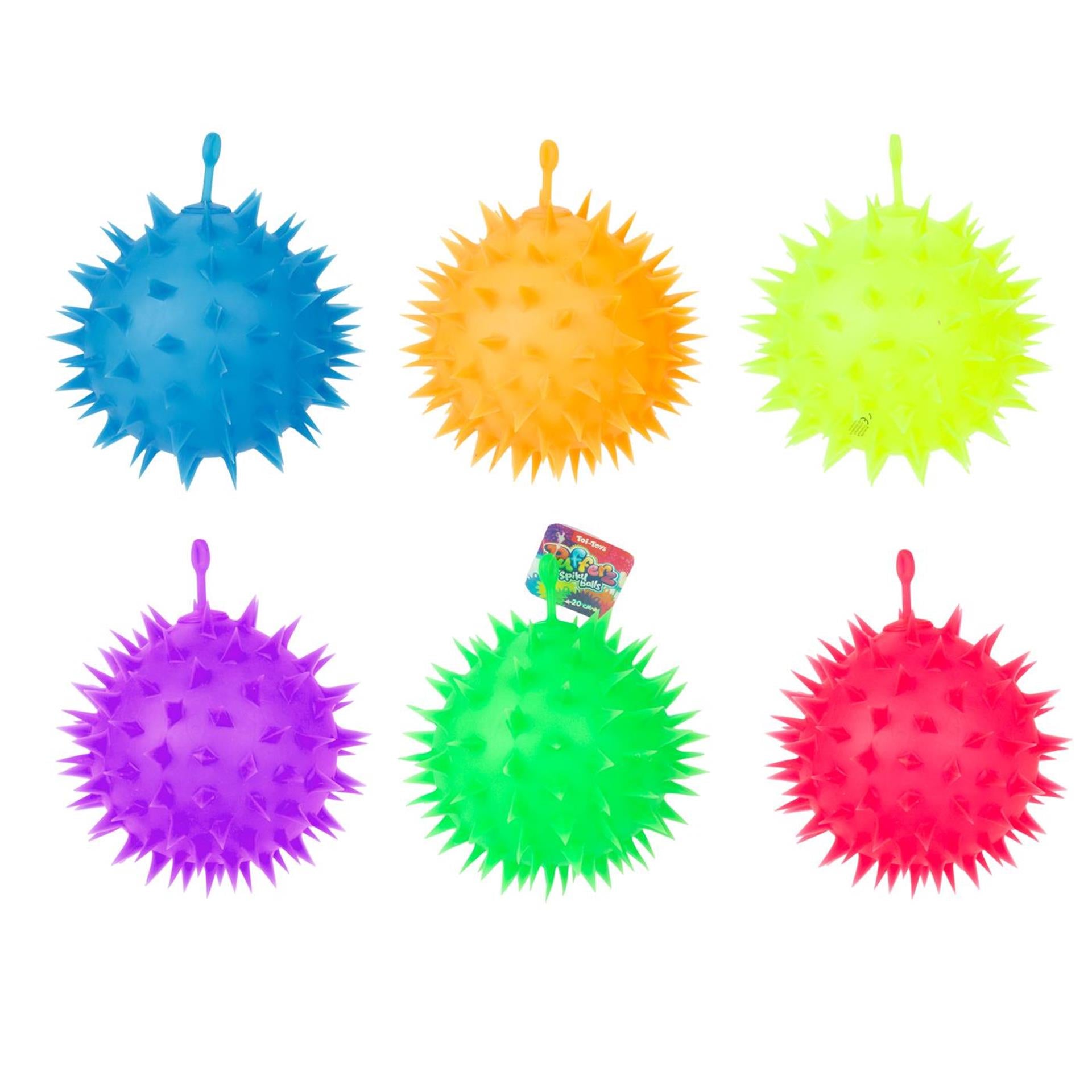 Toi-Toys - Toi-Toys Pufferz pufferbal spikes 20cm 230gr 6ass