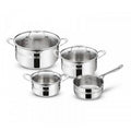 Tefal kookgerei tefal e311s7 jamie oliver cook smart pannenset rvs