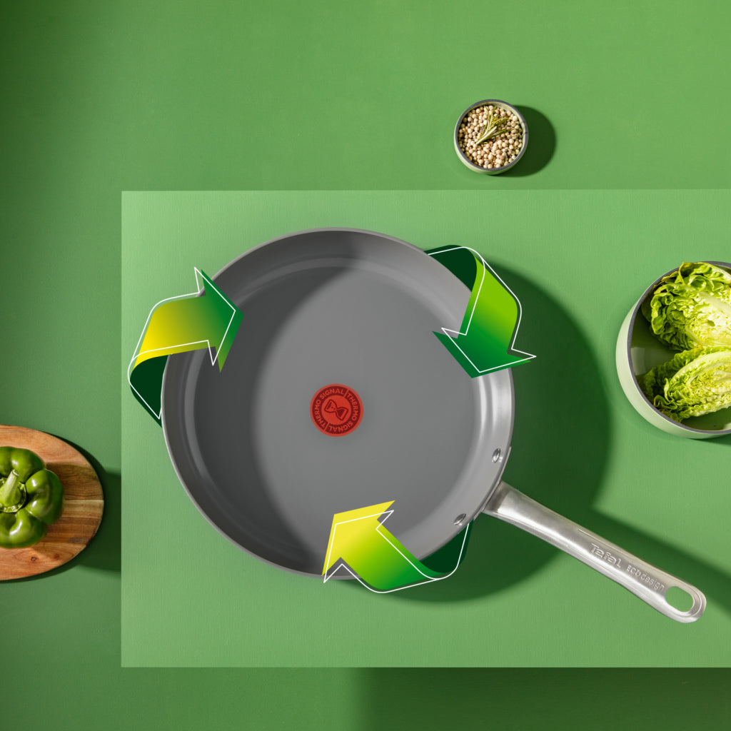 Tefal renew+ koekenpan - ø20 cm - keramisch - pfas-vrij - compact - geschikt voor inductie