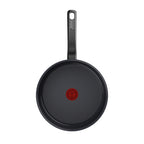 Tefal kookgerei tefal cook change keramisch hapjespan 24 cm pfas-vrij met deksel keramische antiaanbaklaag geschikt voor inductie