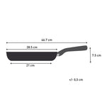 Tefal cook change koekenpan 28 cm pfas-vrij keramische antiaanbaklaag geschikt voor inductie