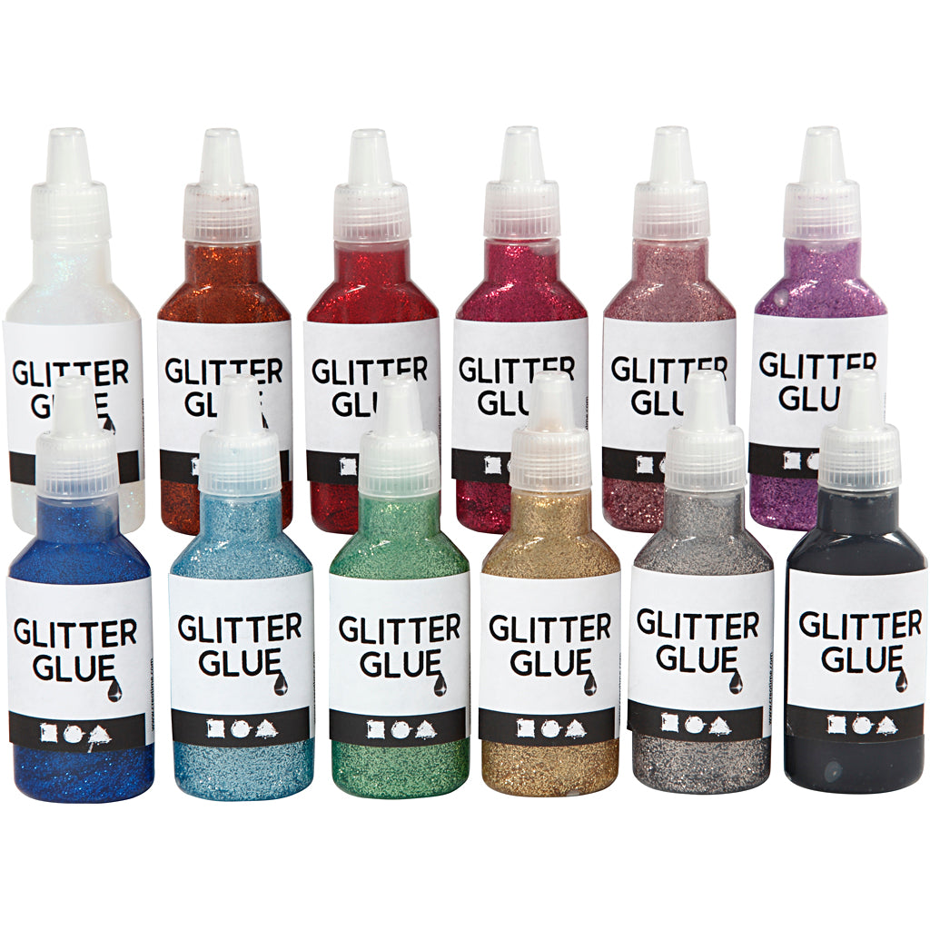Creativ Company - Creativ Company Https://www.cchobby.nl/glitterlijm-diverse-kleuren-12x25-ml-1-doos