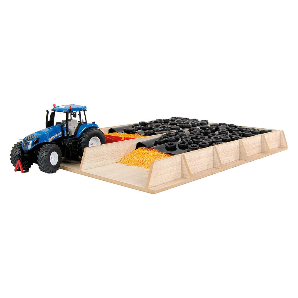 Kids Globe - sleufsilo hout 1:32