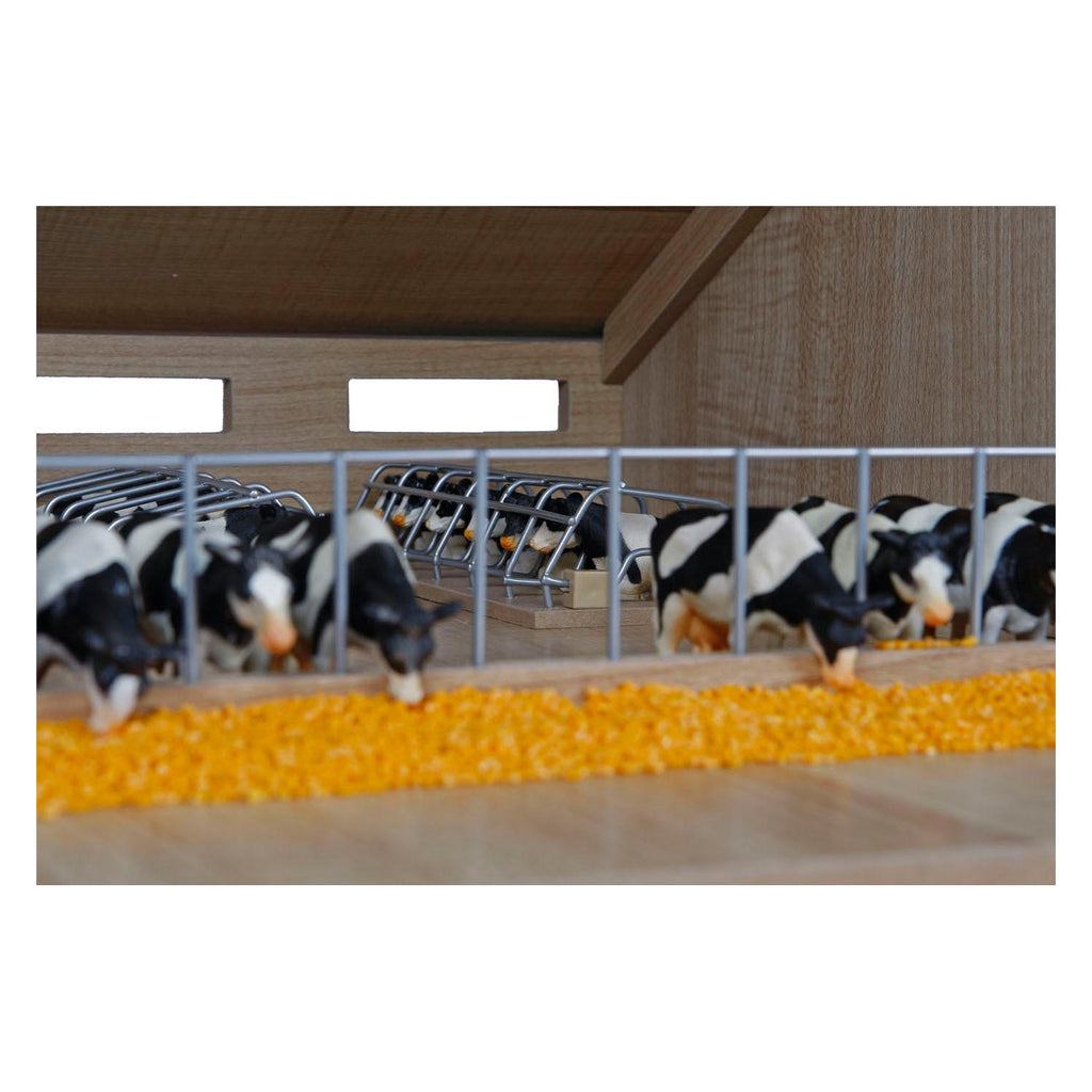 Kids Globe - Koeien zwart/wit staand 2stuks 1:32