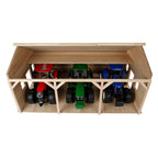 Kids Globe - landbouwloods hout voor 3 tractoren 1:16