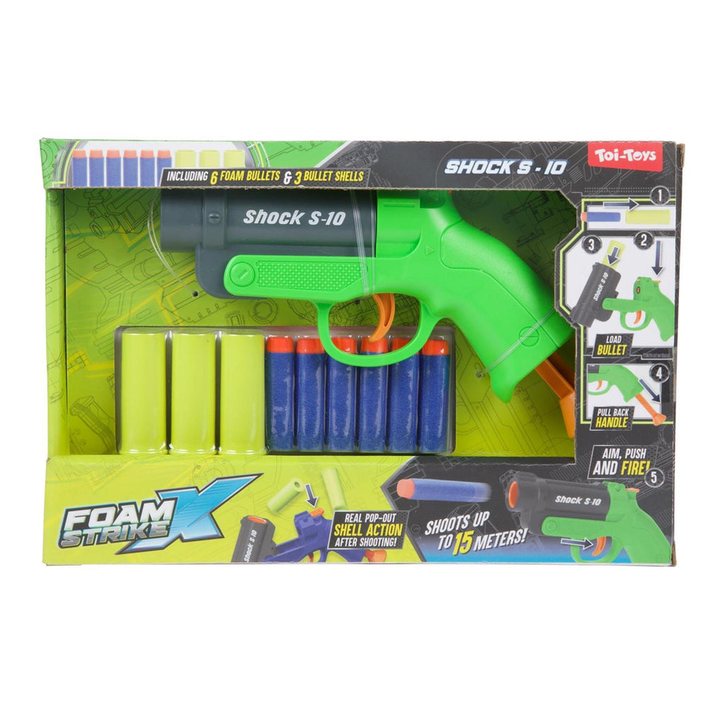 Toi-Toys - Toi-Toys Foam strikex pistool shot s-10 incl. foampijlen