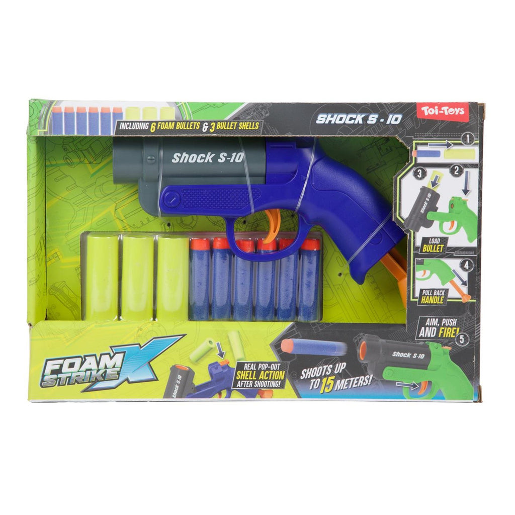 Toi-Toys - Toi-Toys Foam strikex pistool shot s-10 incl. foampijlen
