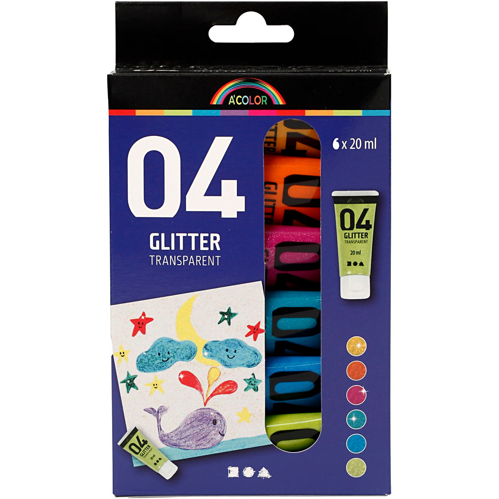 Creativ Company - Creativ Company Https://www.cchobby.nl/acrylverf-met-glitters-diverse-kleuren-6x20-ml-1-doos