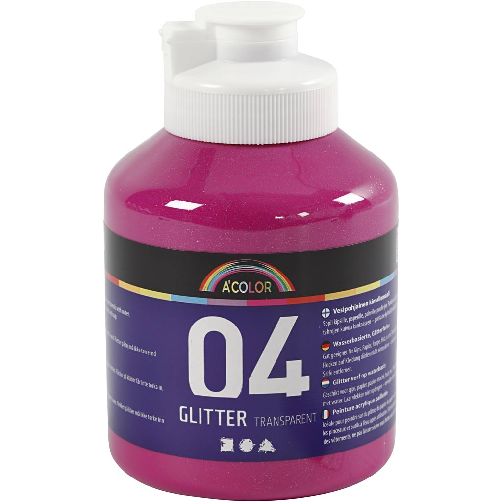 Creativ Company - Creativ Company Https://www.cchobby.nl/acrylverf-met-glitters-roze-500-ml-1-fles