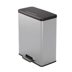 Curver decobin pedaalemmer 65l zilver metallic