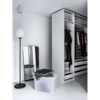 Curver handy+ opbergbox 50l transparant grijs wit