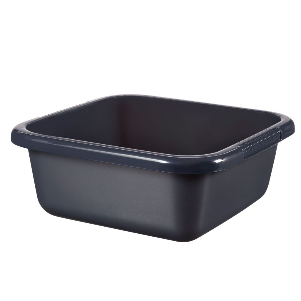 Curver afwasbak - vierkant - 10 liter - antraciet