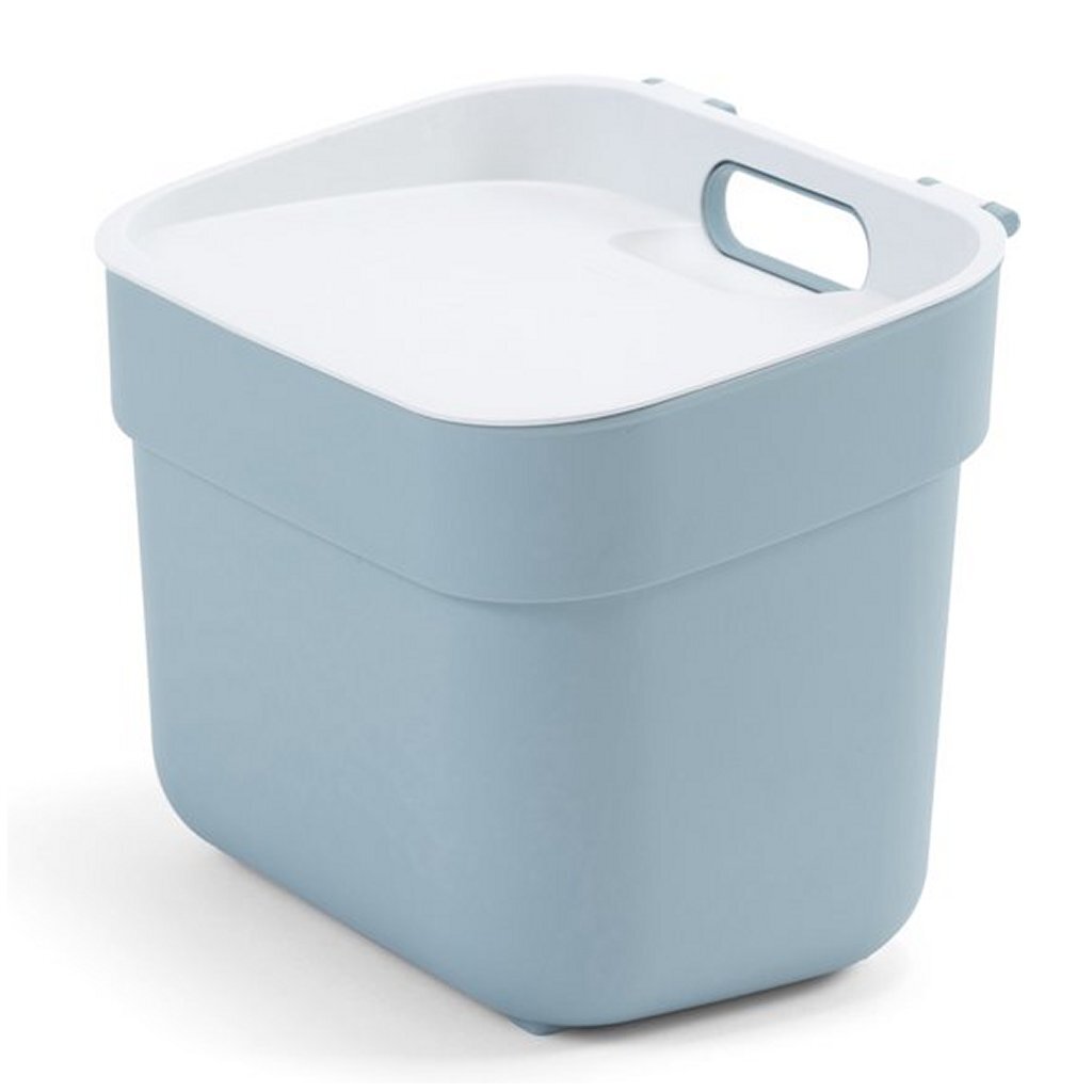 Curver ready to collect gft prullenbak 5l blauw grijs